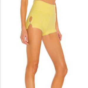 Genevieve Side Tie Short in Butter Yellow